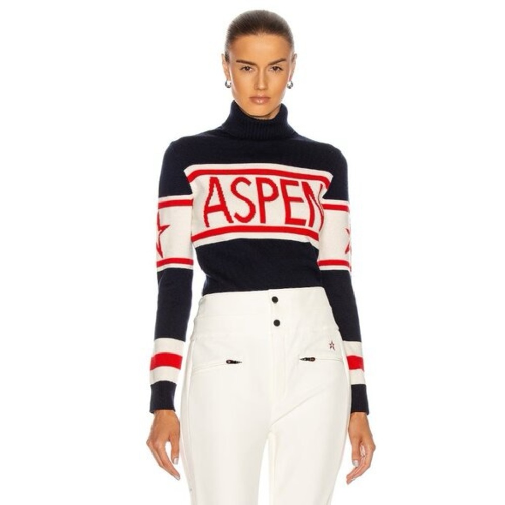 Perfect Moment Schild Sweater Navy Blue Aspen Merino Wool